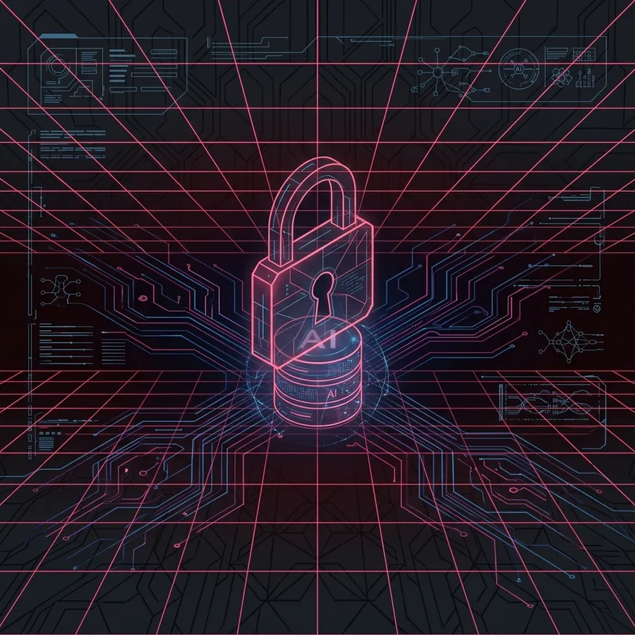 Vault padlock neon pink keyholes