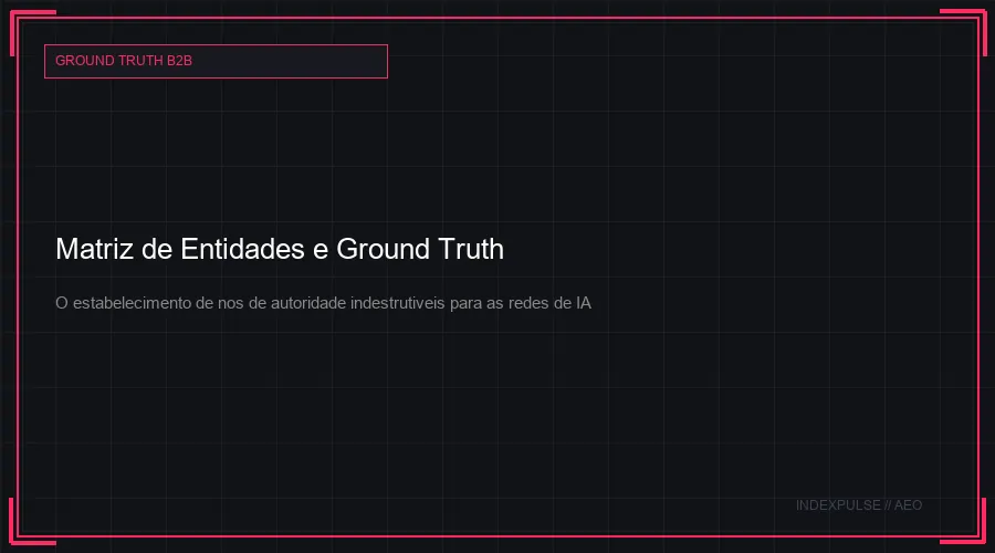 Matriz de Entidades e Ground Truth