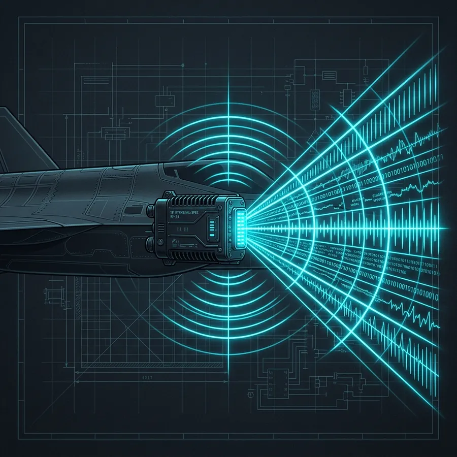 Transponder emitting signal waves