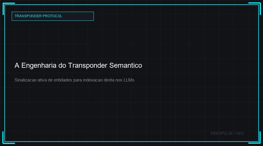 A Engenharia do Transponder Semantico