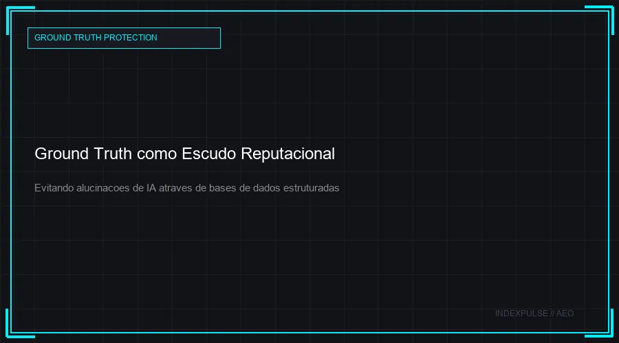 Ground Truth como Escudo Reputacional