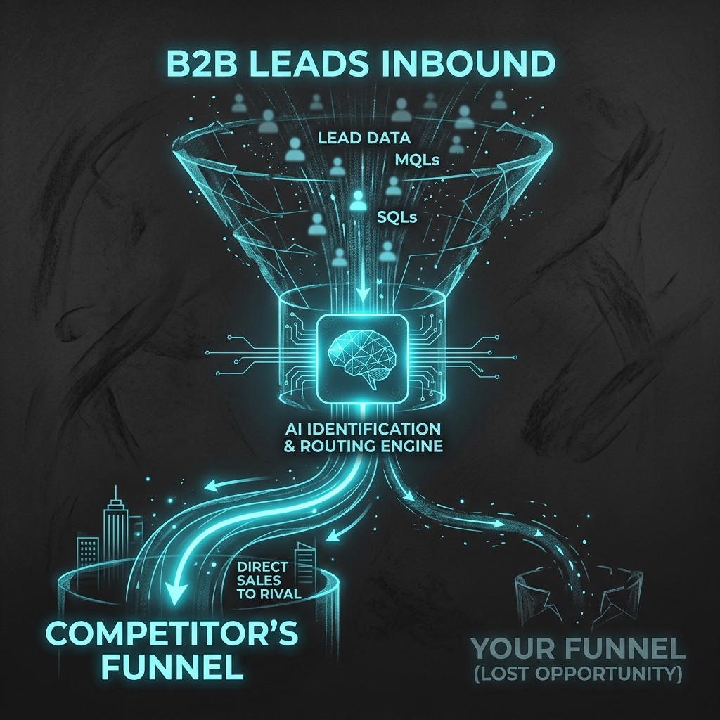 Funil de Leads de IA B2B