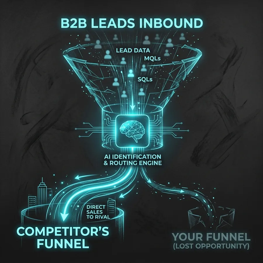 Funil de Leads de IA B2B
