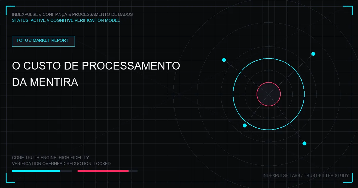O Custo de Processamento da Mentira: Por que as LLMs Excluem Fontes de Baixa Confiança em 2027