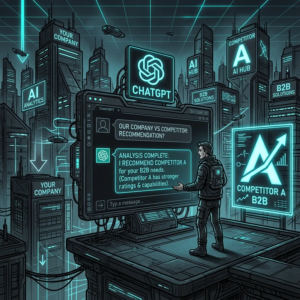 A Última Coisa Que Falta Acontecer Para o ChatGPT Recomendar o Seu Concorrente B2B
