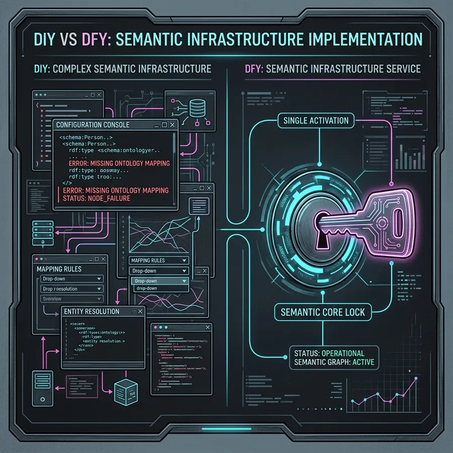 Diferença Estrutural de Ingestão de Dados: DIY vs. DFY