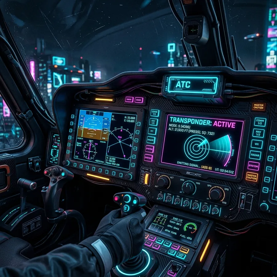 Cockpit de Voo FAB e Emissão do Transponder Semântico