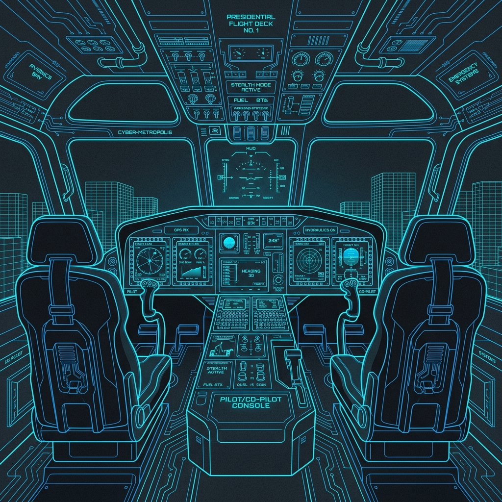 Cockpit de Elite e Controle de Radar