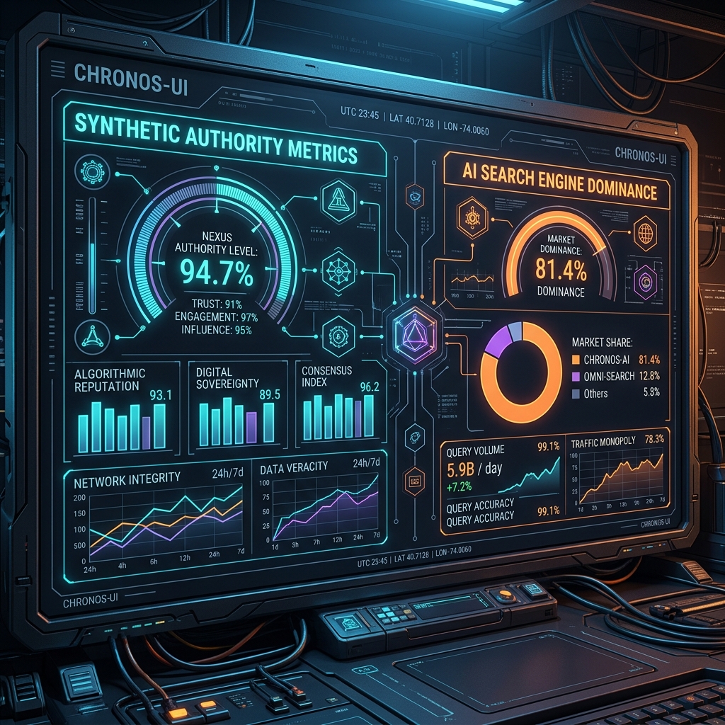 Dashboard de Autoridade Sintética