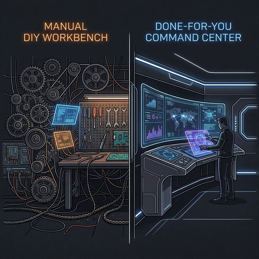 DIY vs DFY em AEO