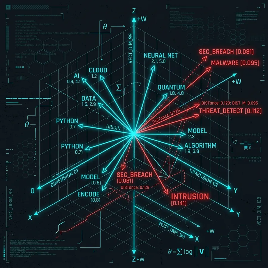 Vector Embeddings e Relações de Citações de IA