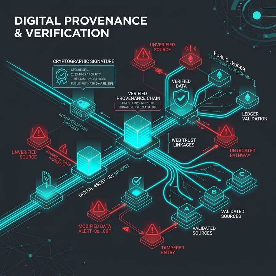O Espaço de Confiança Semântica e Proveniência Digital