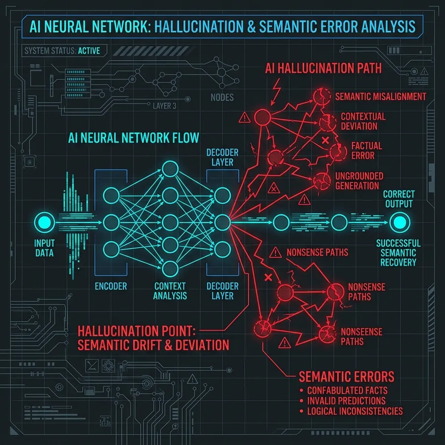 O Mecanismo da Alucinação Semântica