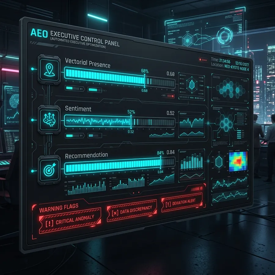 Score 6D: O Monitoramento de Alucinações e Presença Vetorial Corporativa