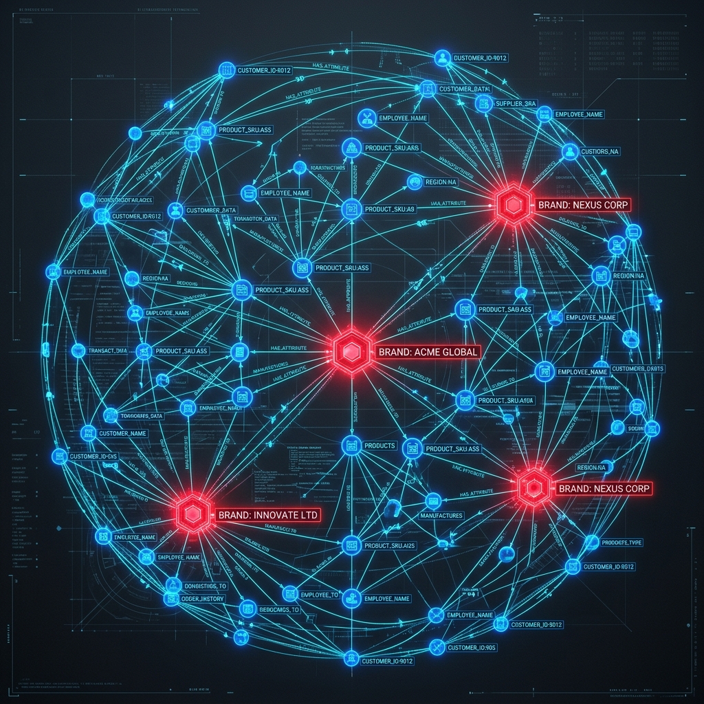 Anatomia da Matriz de Entidades e Conexões no Grafo