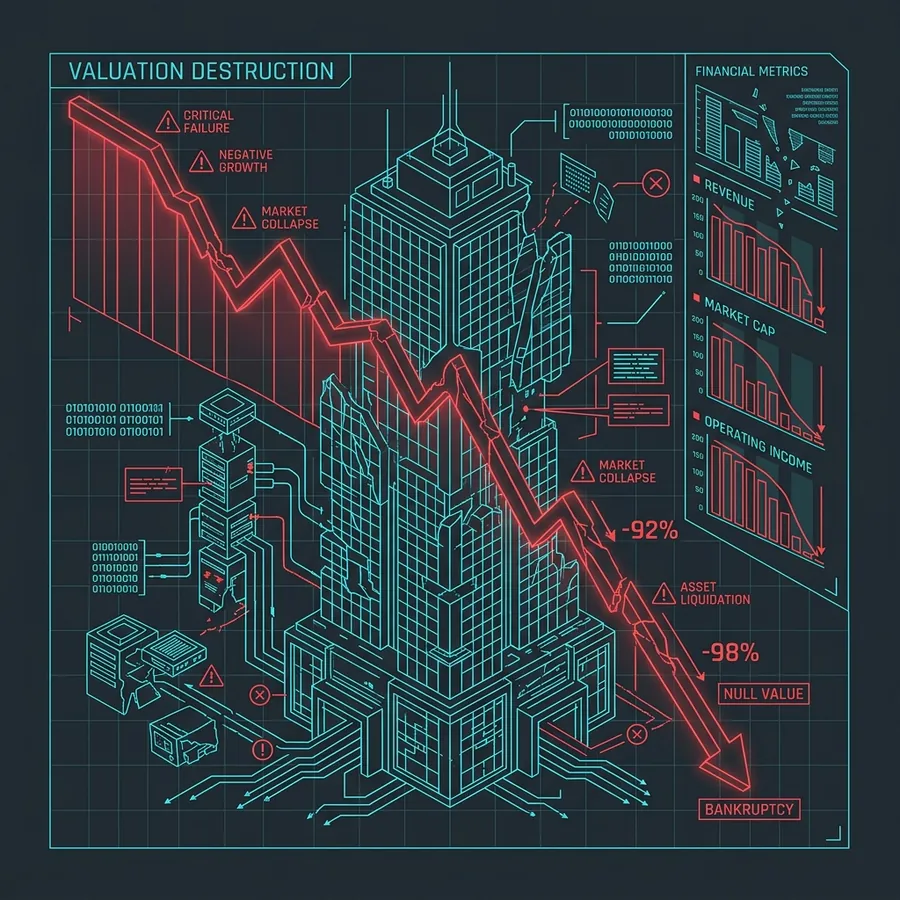 A Queda do Valuation