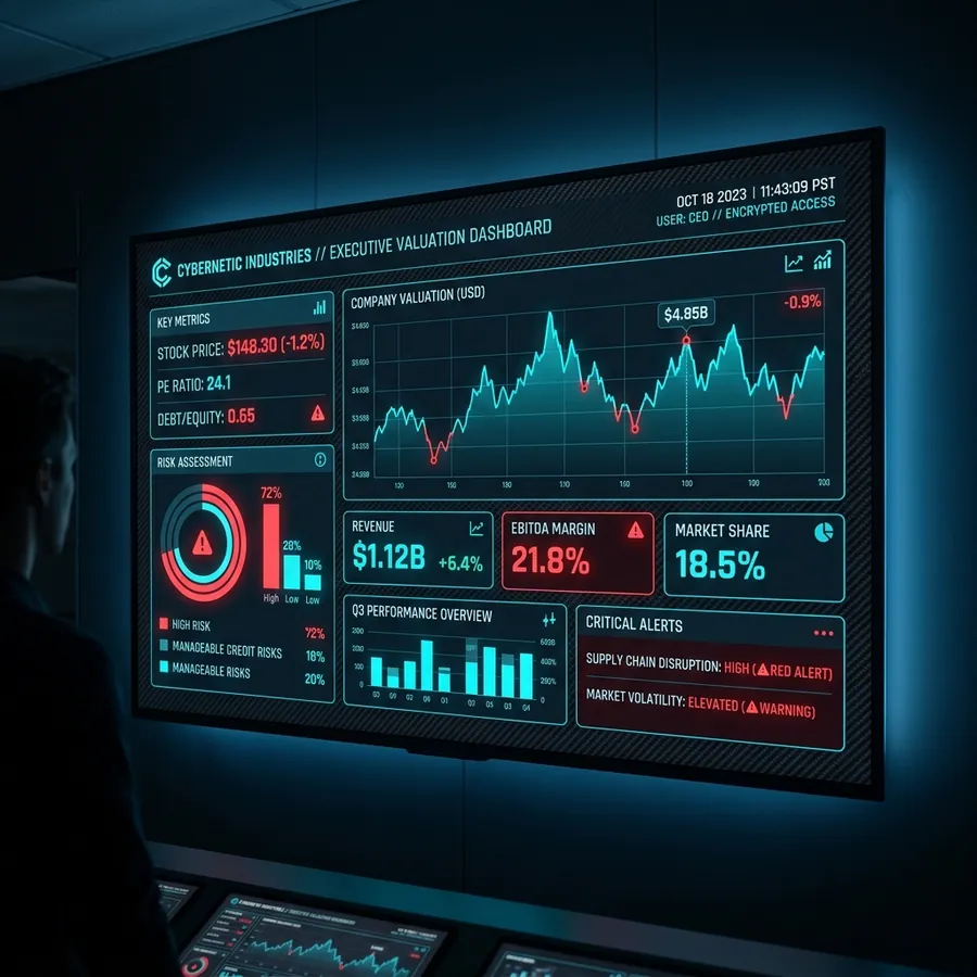 O Painel de Controle de Valuation