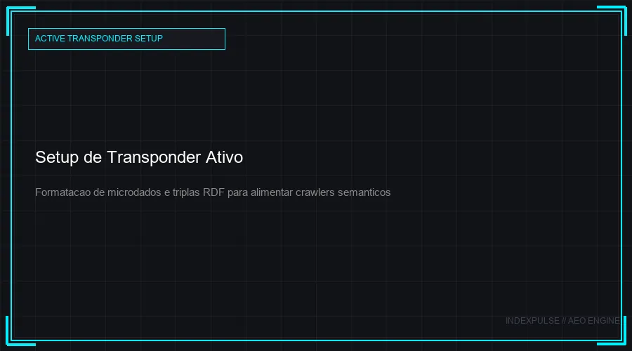 Setup de Transponder Ativo