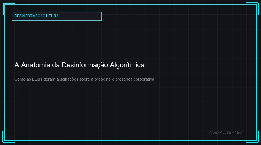 A Anatomia da Desinformação Algorítmica