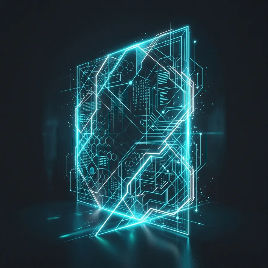 Holographic lock screen with database pink