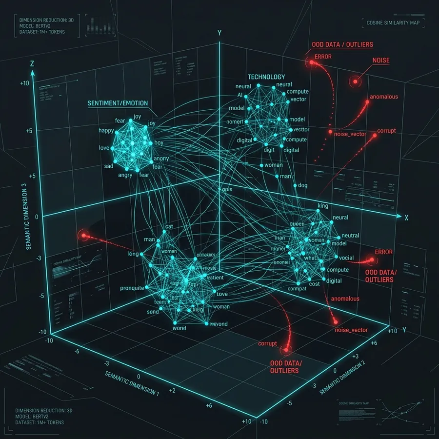 Mapeamento de Embeddings e Espaços Vetoriais