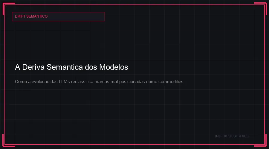 A Deriva Semantica dos Modelos