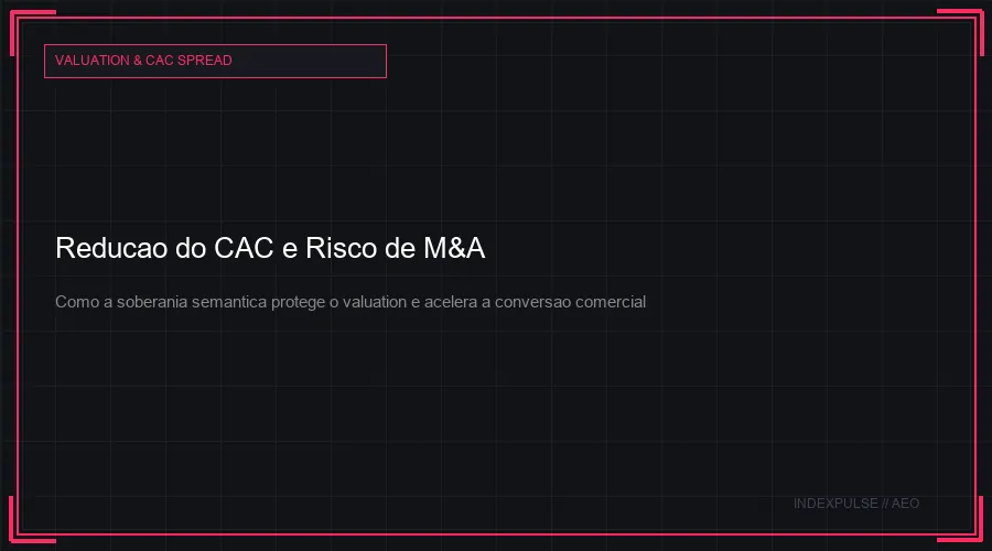 Redução do CAC e Risco de M&A