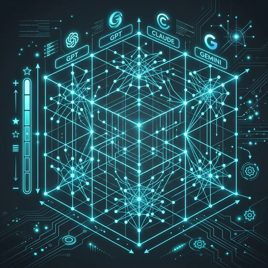 Matriz multidimensional de avaliação e ranking de marcas por motores de IA