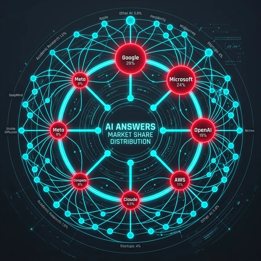 A Ascensão do Share of Answer e o Colapso do Google Orgânico